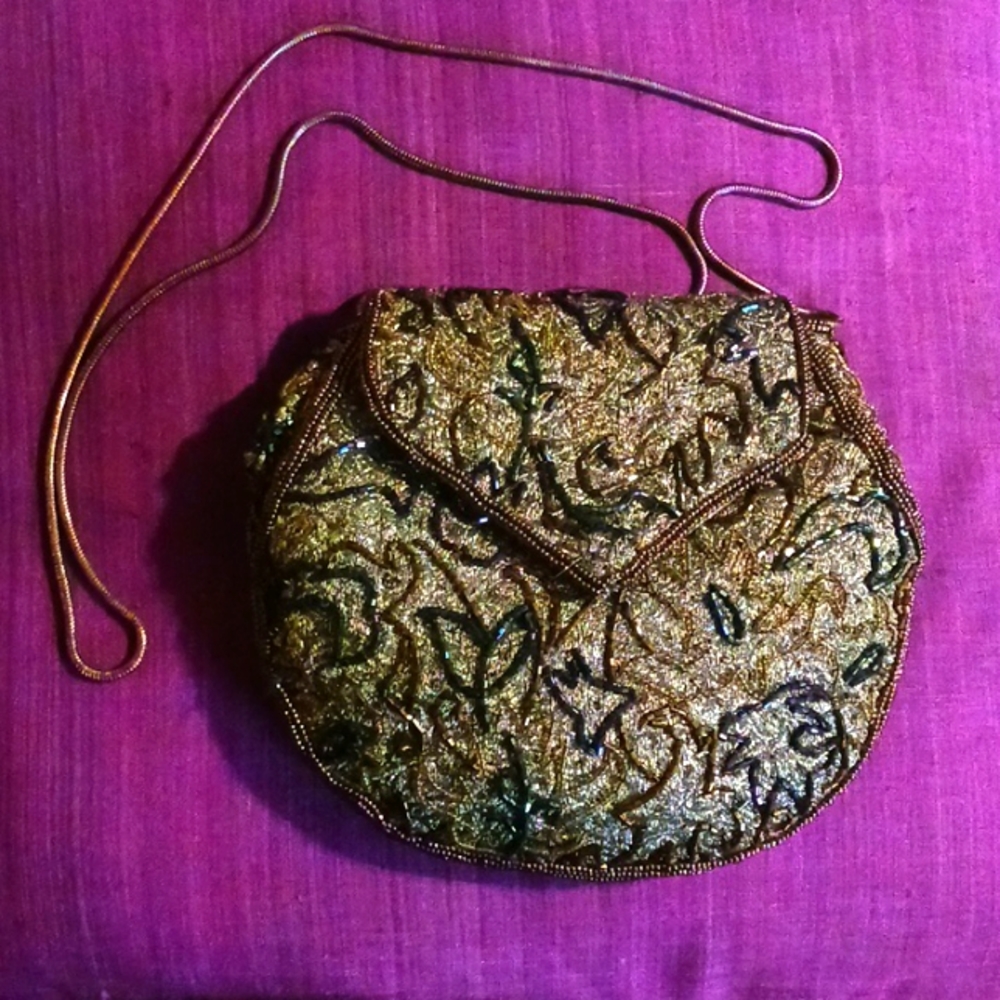 Vintage Vanessa beaded purse
